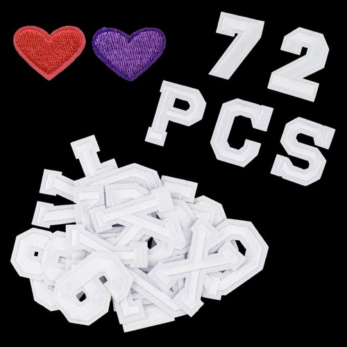 Pezzi lettere termoadesive - 72,