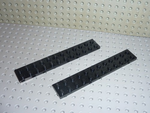 Lego black plate - black, ref