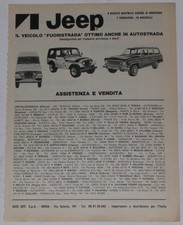 Advert Pubblicità 1977 JEEP SJ WAGONEER / CJ-5 RENEGADE / JEEPSTER COMMANDO