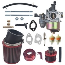 Adattatore filtro aria carburatore rosso 62mm per Honda GX160 GX200 Coleman CT200U nuovo
