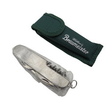 Coltello tascabile Wüllners Braumeister birra pubblicitario coltello pieghevole da collezione IMBALLO ORIGINALE