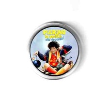 1 Spilla NEW pierino peste colpisce ancora Giorgio ARIANI no dvd vhs locandina