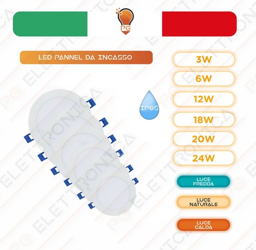 Faretto incasso rotondo - da,