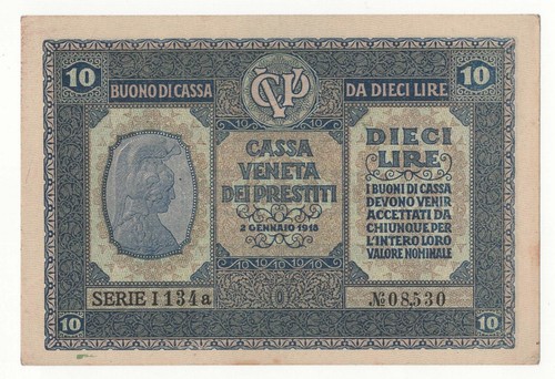 Lire buono cassa veneta - 10,