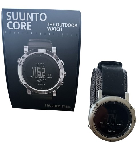 Suunto core brushed steel - core,