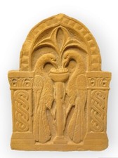 Piastrella medioevale pavoni - piastrella,