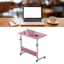 Comodino Sollevabile 60 X 40 Cm Forma C Struttura in Metallo Scrivania Mobile Laptop Fo