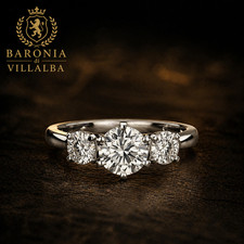 2,00 CT. ANELLO TRILOGY ORO