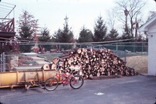 Bicicletta rossa retrò 1975