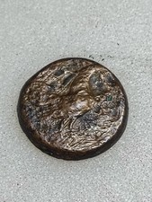 moneta antica Sicilia - 5secolo a.c. Fronte GALLO retro 6 Globetti 