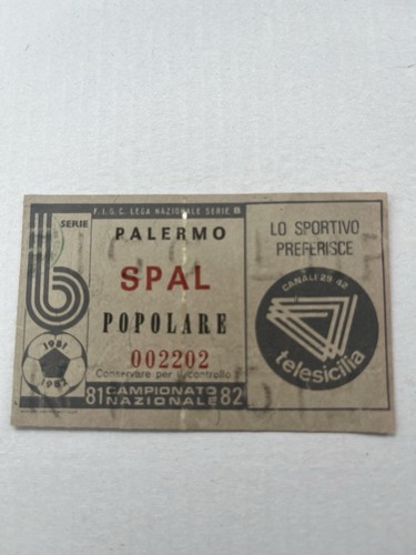 Palermo spal biglietto - biglietto, calcio