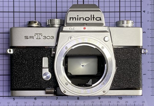 Minolta srt 303 restaurata - restaurata, e