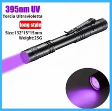Torcia UV 395nm luce viola LED