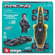 MERCEDES F1 W14 N.63 GEORGE RUSSELL 2023 KIT 1:24 Burago Kit Auto Modellino Nuov