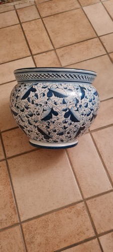 Vaso ceramica dipinto mano - ceramica,