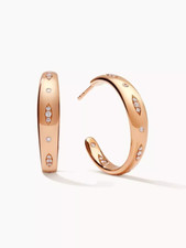 Tamara Comolli Creolen Gipsy 18KRG pavè di diamante 0,43 ct 27 mm E-GYP-HO-L UVP 7300