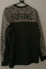 Maglione Nero Supreme Zebra