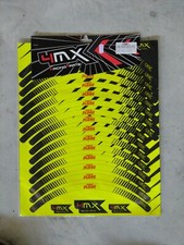 Adesivi ruote cerchi giallo