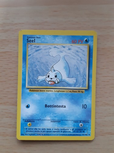 Seel carta pokémon - 4,