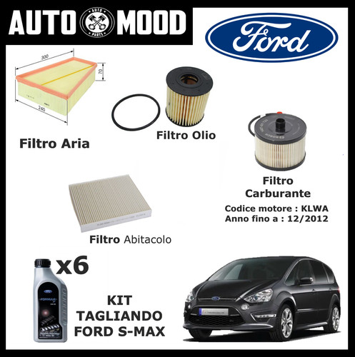 Kit tagliando ford - s, 2.0