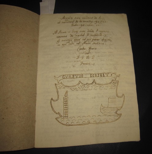 1780 manoscritto cursus - 1780,