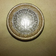 Moneta 1 Euro Francia 2000