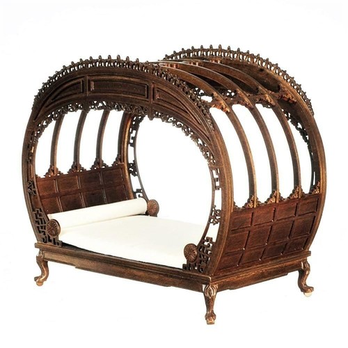 Casa delle bambole - bambole, letto