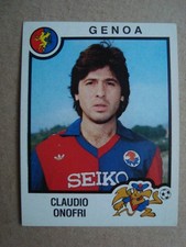 figurine calciatori panini 1982/83 n° 117 onofri genova ottimo con velina