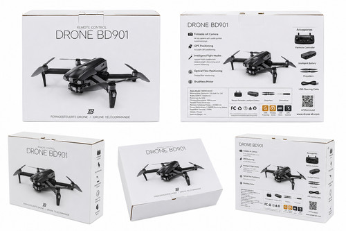 Drone bd901 pieghevole con - pieghevole,