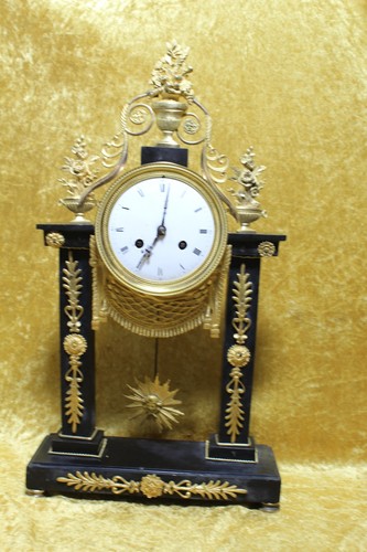 Orologio portico placcato oro