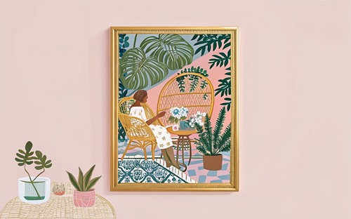 Stanza del giardino - la,