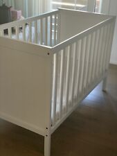 Culla bambini Ikea Sundvik, bianco, 60x120 cm con materasso