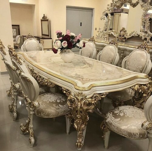 Tavolo pranzo stile rococò - tavolo,