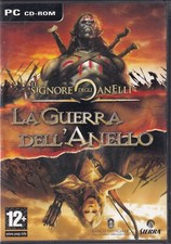IL SIGNORE DEGLI ANELLI LA GUERRA DELL'ANELLO PC Retro Game no libretto ITA