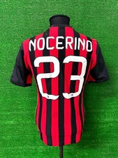 Maglia Milan NOCERINO Match Issued Worn Shirt Preparata Indossata Maillot Jersey