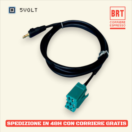 Cavo aux audio mp3 per - per, renault