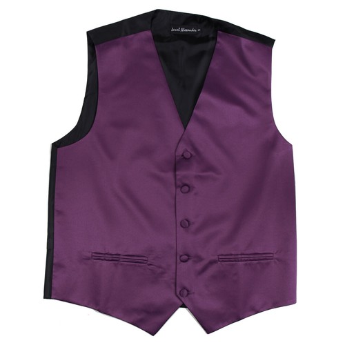 Gilet smoking uomo tinta unita