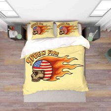 Set copripiumino 3D scheletro