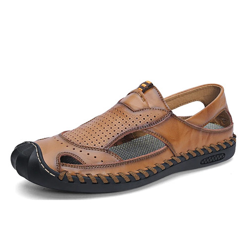 Sandali uomo vera pelle moda