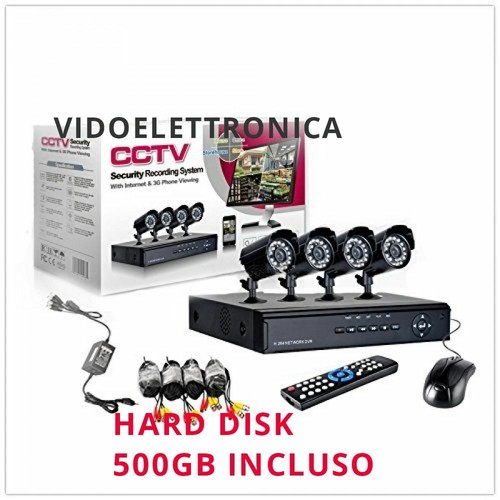 Kit videosorveglianza - kit, 4