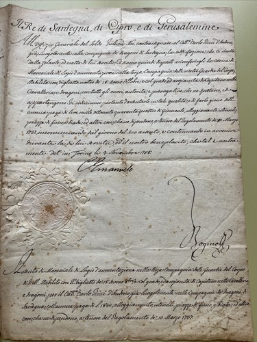 Documento storico carlo - storico,