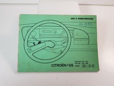 Libretto manuale uso manutenzione Citroen GS Pallas Berlina original no copia 75