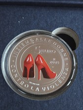 ITALIA 2025 INSIEME ALLE DONNE MONETA 5 EURO ARGENTO FDC splendida