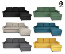 Divano letto angolare con