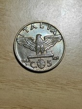 Moneta 5 Centesimi 1942 Regno