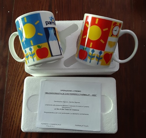 Due tazze mug kinder parmalat - mug,