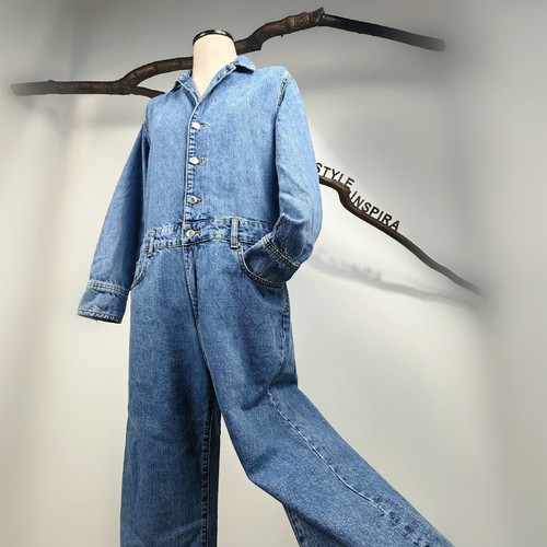 Zara tuta denim jeans - tuta,