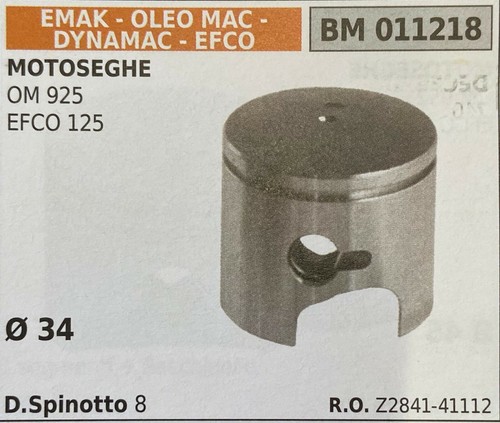 Pistone completo emak - pistone,