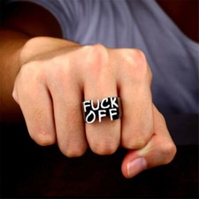 Lettera Uomo Punk Lega Anelli