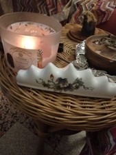 Calligrafia Cinese - Ceramica Decorata Per Appoggiare I Pennelli 